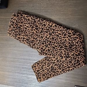 Vigoss Animal Print Corduroy Pants